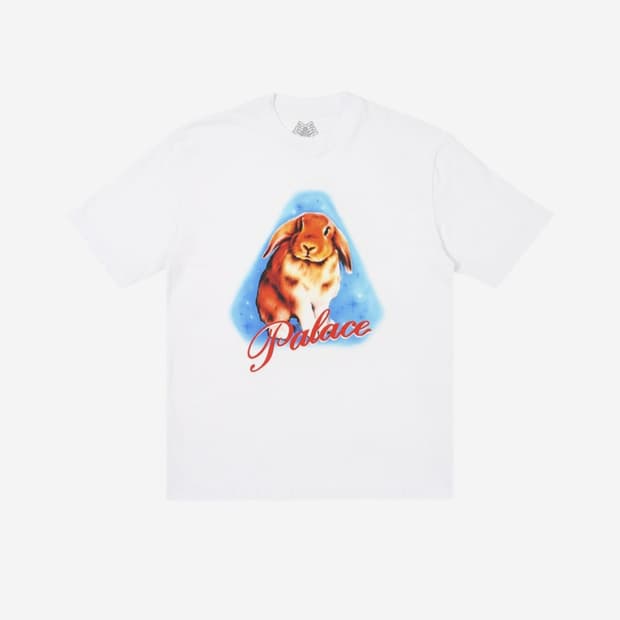 [XL] 팔라스 버니 티셔츠 화이트 새상품 palace 토끼
