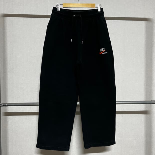 나이키 스우시 블랙 조거팬츠 M