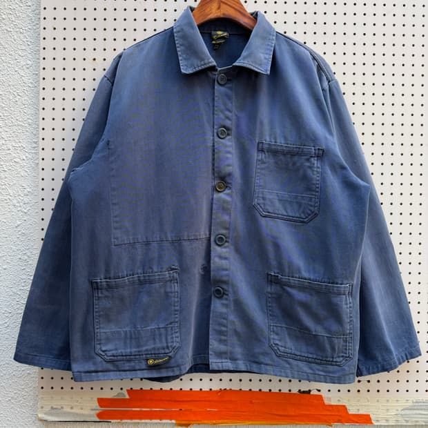 FADED WASHED BLUE OLD FRENCH 프렌치워크자켓