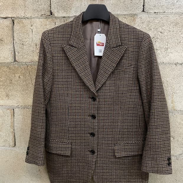 마가렛 호웰 체크 블레이저 자켓