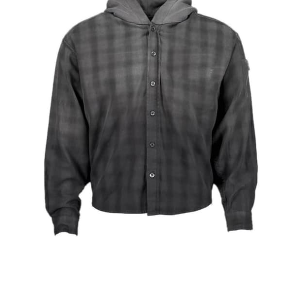 VINTAGE MA1 CHECK SHIRT 차콜 3size