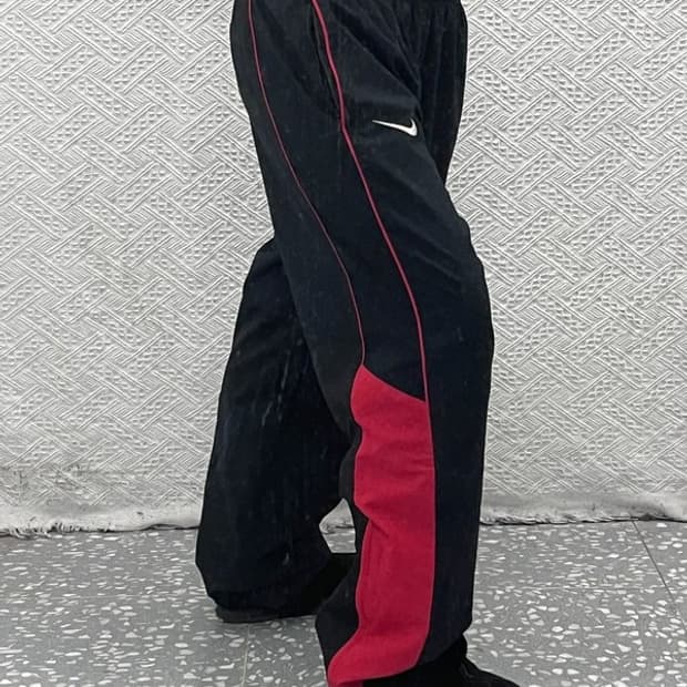 나이키 90's 올드스쿨 배색 사이드라인 밴딩 트랙팬츠 XL C06951