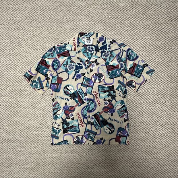 VINTAGE usa made hawaiian shirt