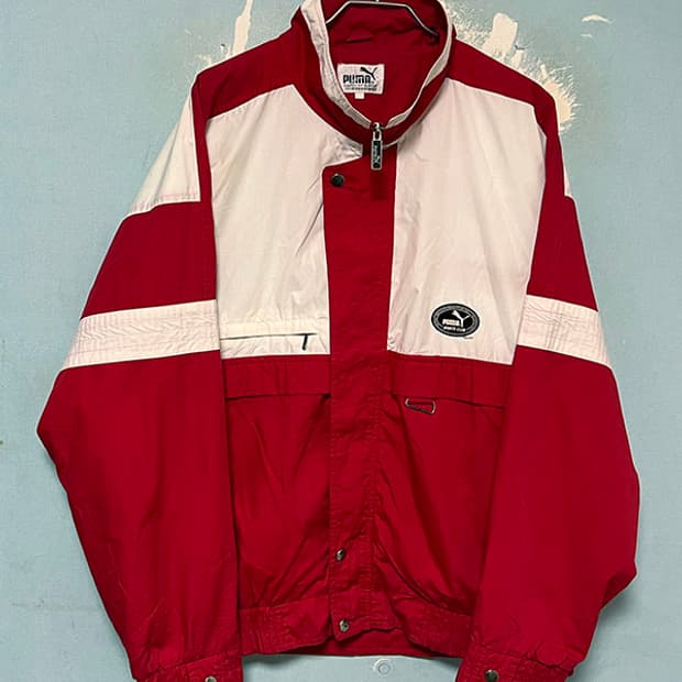 PUMA 푸마 80s 남자 나일론 바람막이 컬러블록 춘추 L 100