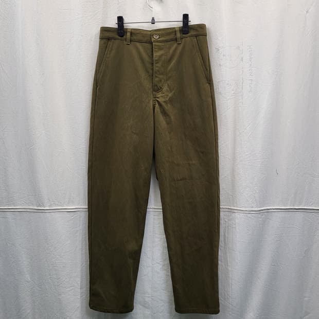 COS 카키 남성 면바지