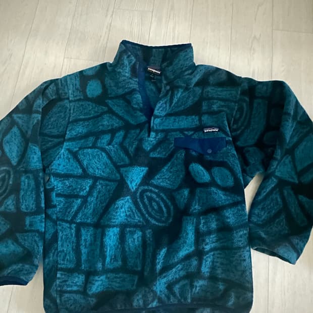 파타고니아 신칠라 아즈텍 스톤블루 맨즈 L