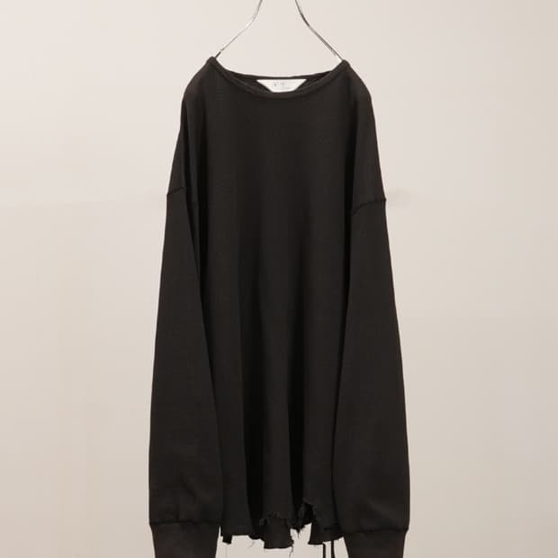 [3] 안셀름 26ss 와플 데미지 롱슬리브