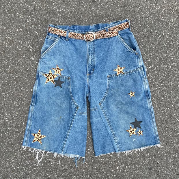 Vintage carhartt 더블니 버뮤다 쇼츠