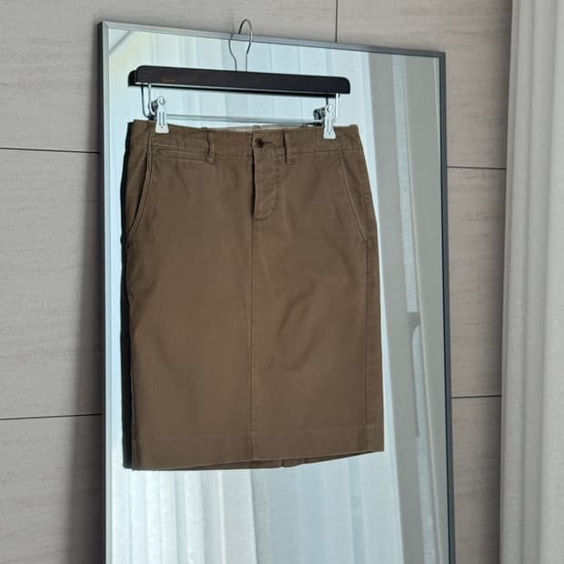 폴로랄프로렌 코튼 미디스커트 Polo RalphLauren
