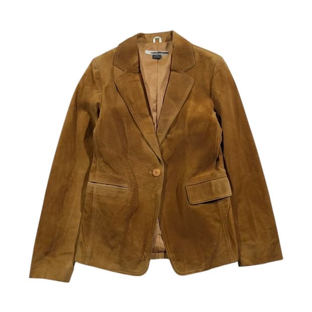 [JUUN.J] 준지 정욱준 LONE 스웨이드 원버튼 자켓