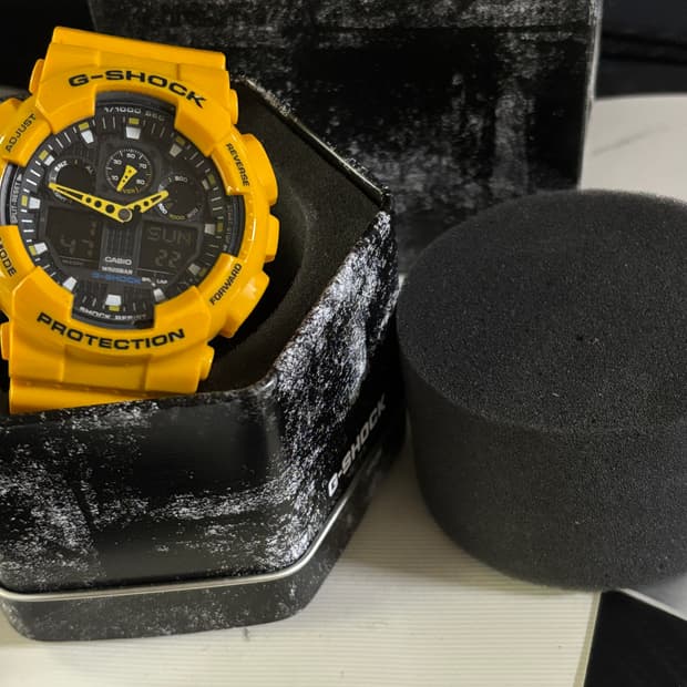 지샥 빅페이스 범블비 GA-100 시계