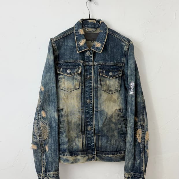 ABORDAGE by 히로무 타카하라 리페어 데님 자켓