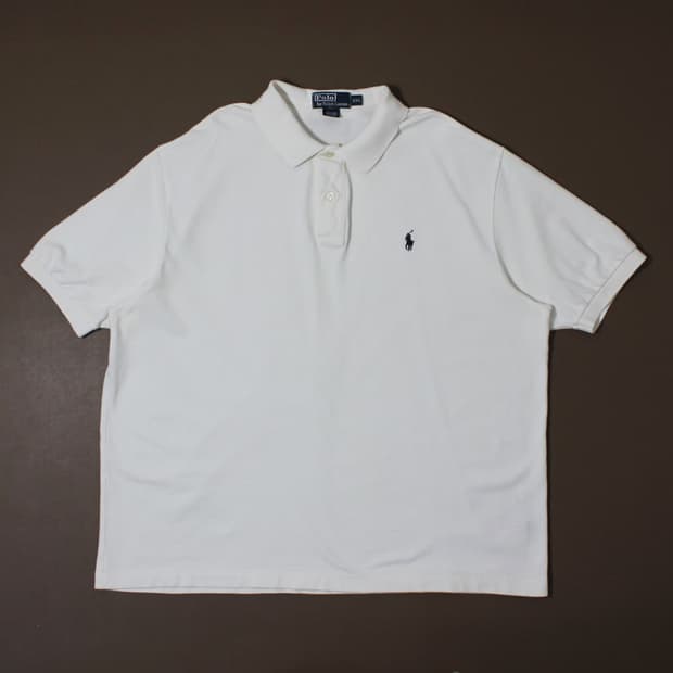 Polo 폴로 랄프로렌 화이트 블랙 포니 PK 반팔