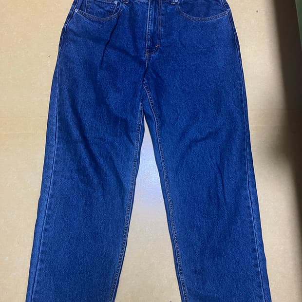 디스이즈네버댓 릴렉스드 데님 블루 L