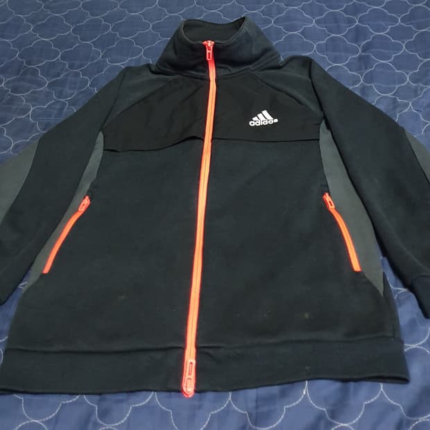 아디다스 스포츠 짚업 져지 블랙 (S)