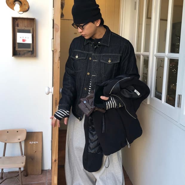 데님 트러커 자켓
