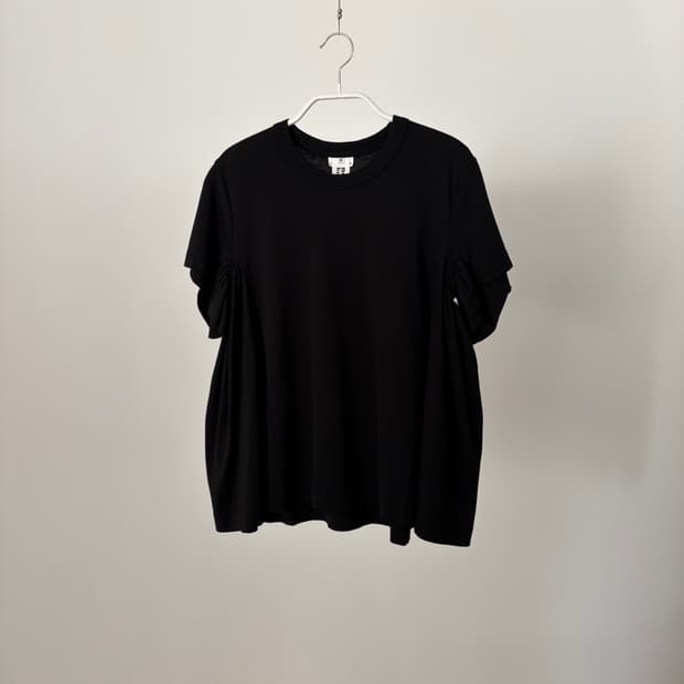 Shirring Detail Half T