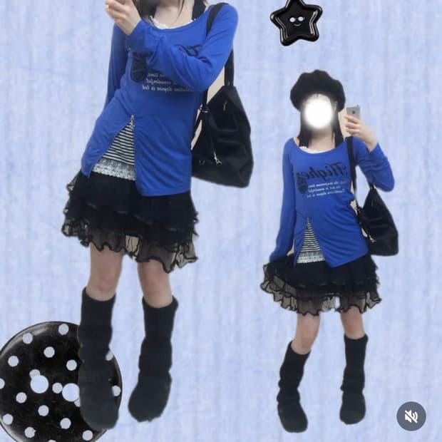 Blue rock star set 🪼