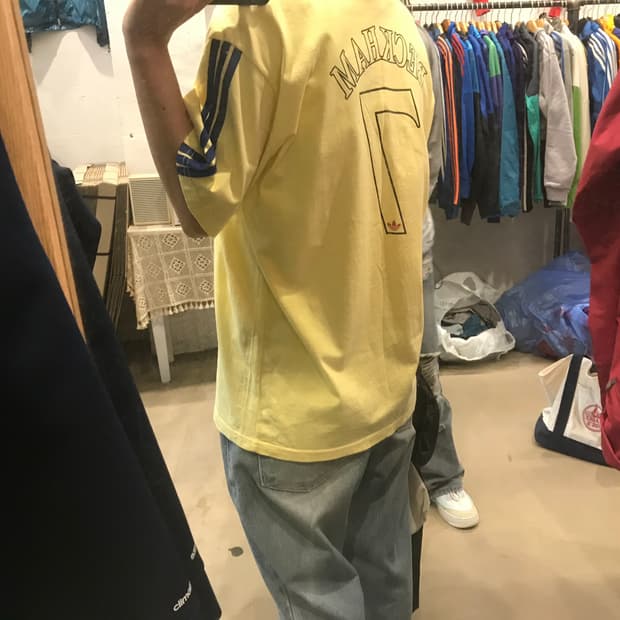 레알마드리드 베컴 아디다스 빈티지 반팔티