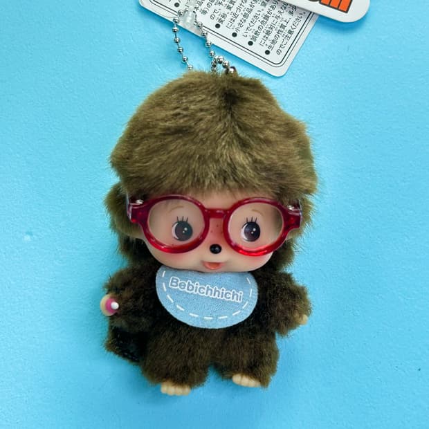 몬치치 ss사이즈 베비치치 미니키링(레드뿔테안경)