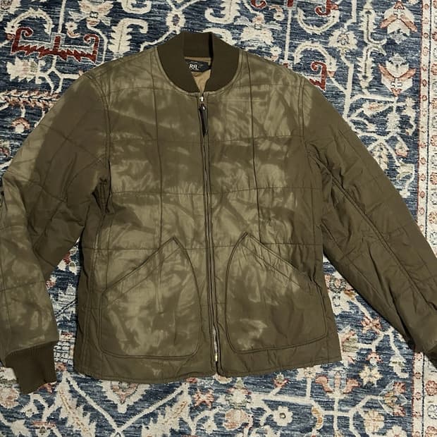 더블 알엘 퀼팅 재킷