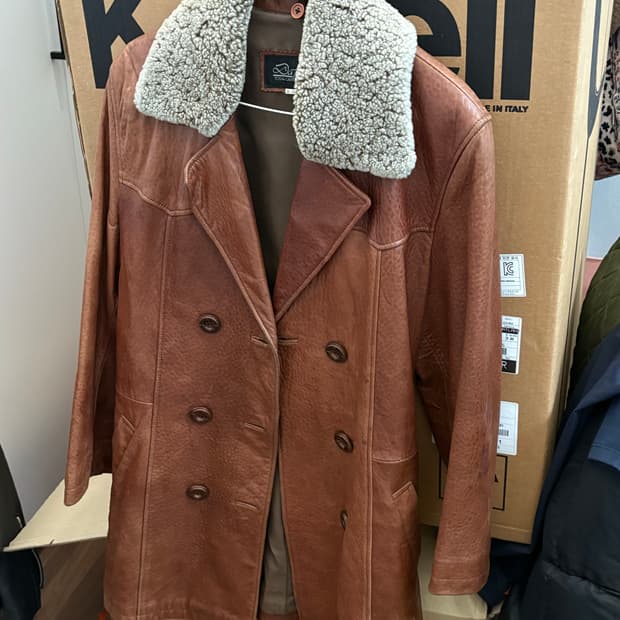 빈티지 레더 자켓