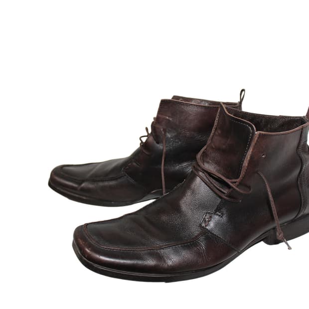 1990s BALENCIAGA 발렌시아가 카프레더 레이스업 부츠