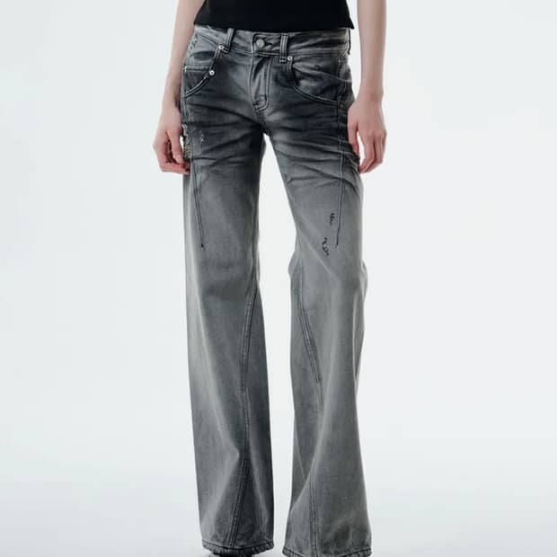 2000아카이브스 INES JEANS (GREY)