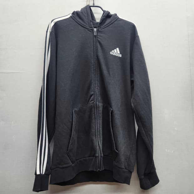 오리지날 아디다스 로고 후드집업 M(L)