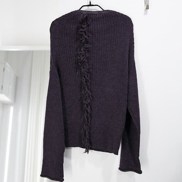 Y's Back Fur Trim Cardigan