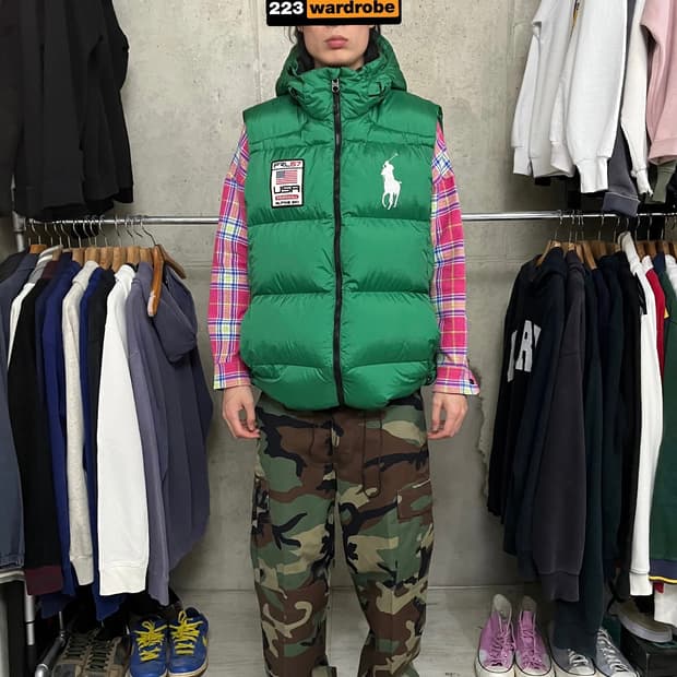 POLO RALPH LAUREN BIG PONY PUFF VEST