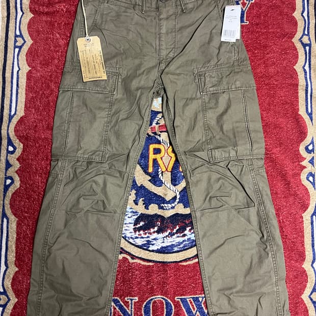 RRL 포플린 카고 팬츠 더블알엘 