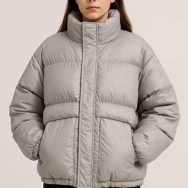 코드code: 연그레이 오버핏 솜패딩(여66 남95까지 드라이클리닝완료)