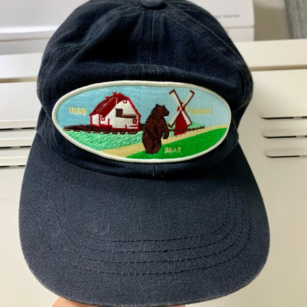 STU office bear cap 오피스 베어 모자