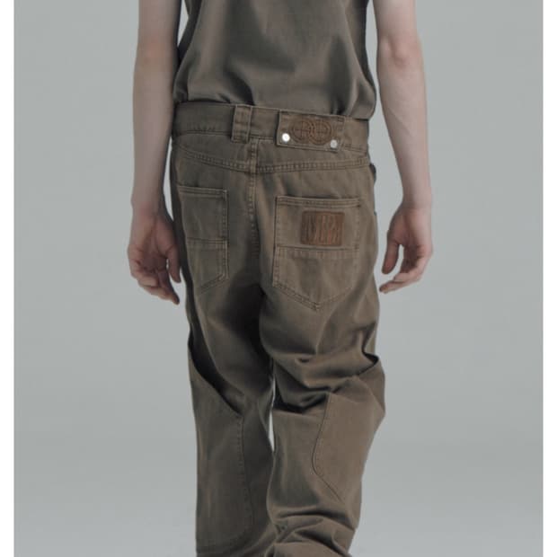 MPa CALF POCKET PANTS (BROWN)