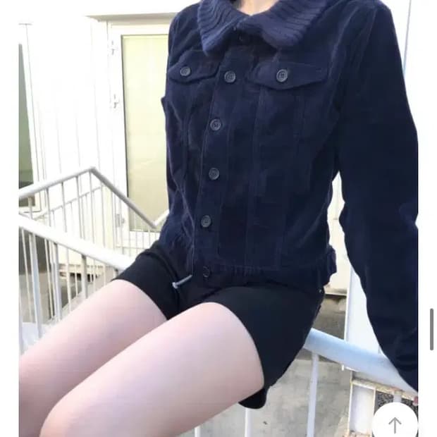 애즈온 인디고 코듀로이 자켓