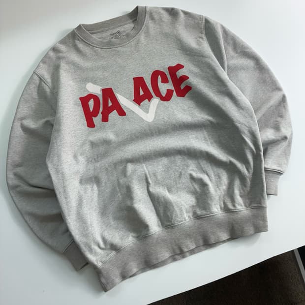 Palace  팔라스 컬랙트 크루넥 그레이 맨투맨 