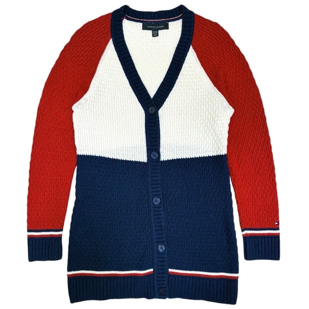 tommy hilfiger 니트 가디건