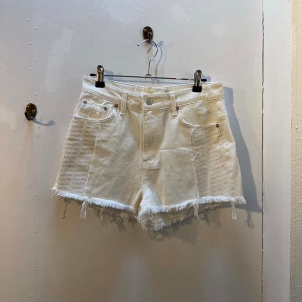 [M] 마뗑킴 디스트로이드 데님 숏팬츠
