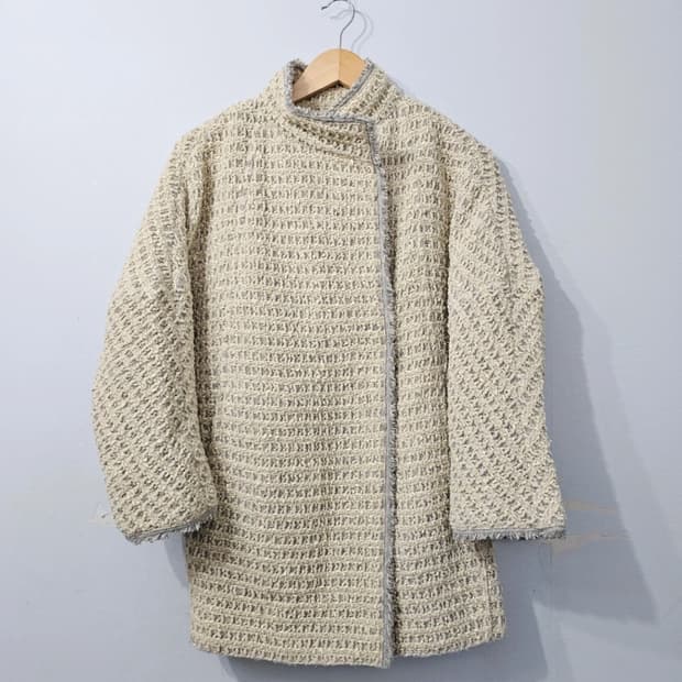 MINE 마인 오버핏 트위드 자켓 ~55