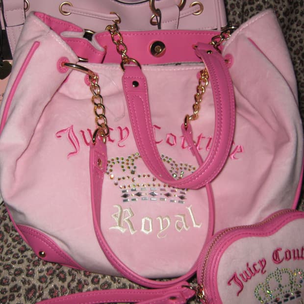 쥬시 꾸뛰르 핑크 킹덤 숄더백 + 하트 코인월렛