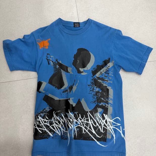 00s Stussy x Futura 티셔츠