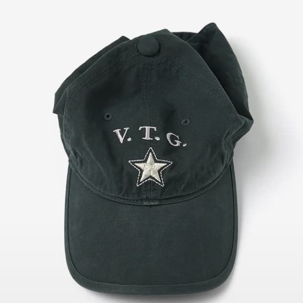 해칭룸 vtg 볼캡 다크 그린 VTG Star Cap Washed Dar