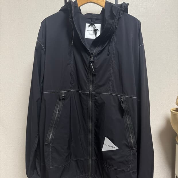 앤드원더 퍼텍스 윈드 자켓 블랙 
