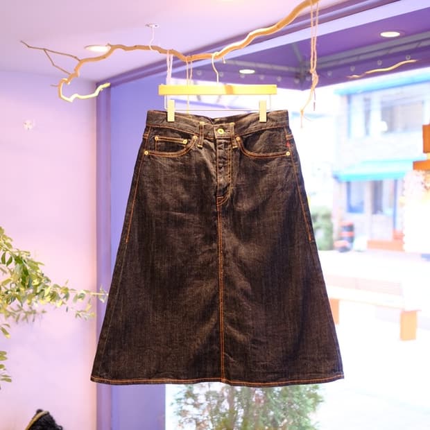 [J.P.N] 생지 데님스커트