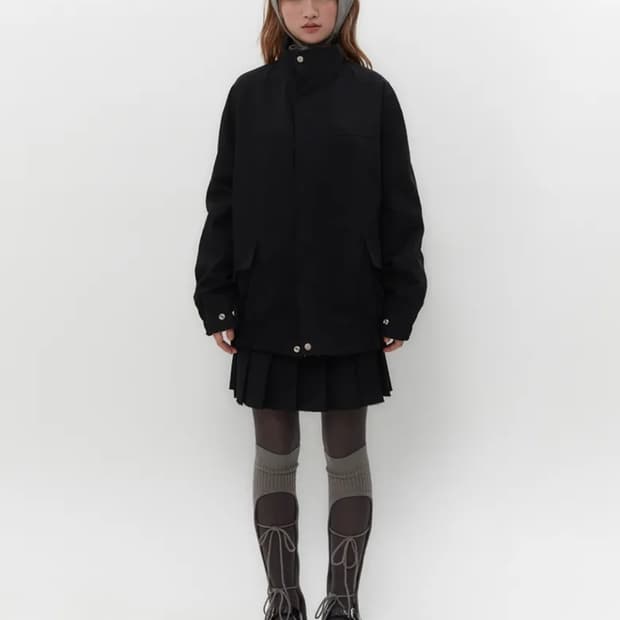 뚜오미오 BACK POCKET WORK JACKET [BLACK]