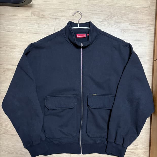 슈프림 카고 포켓 집업 스웻 M