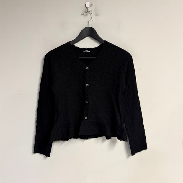 COMME des GARCONS TRICOT textured cardig