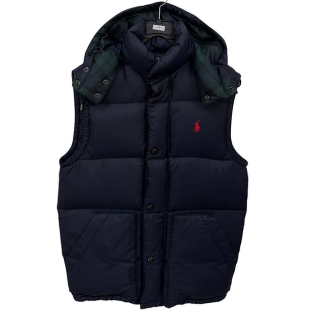 폴로랄프로렌 후드탈착 다운패딩조끼