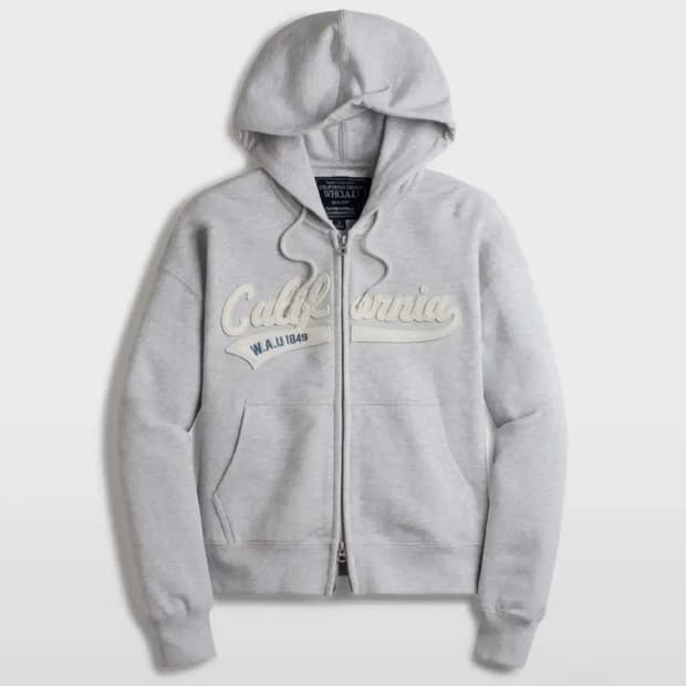 후아유 후드집업 S Patch Crop hood Zip-up